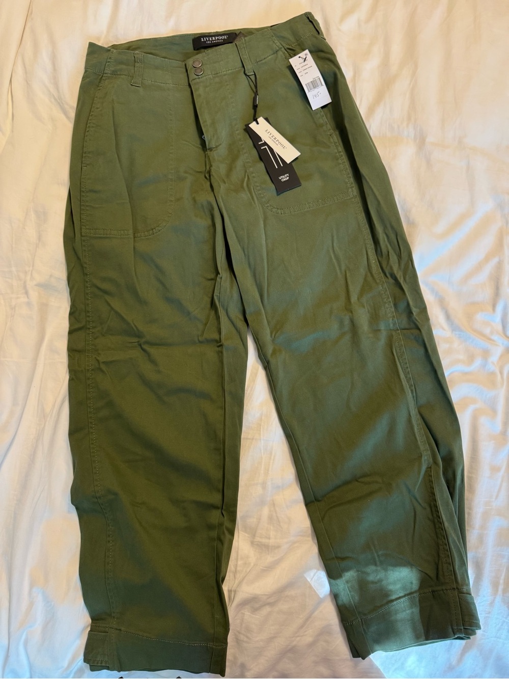 Olive Green Chinos for Women